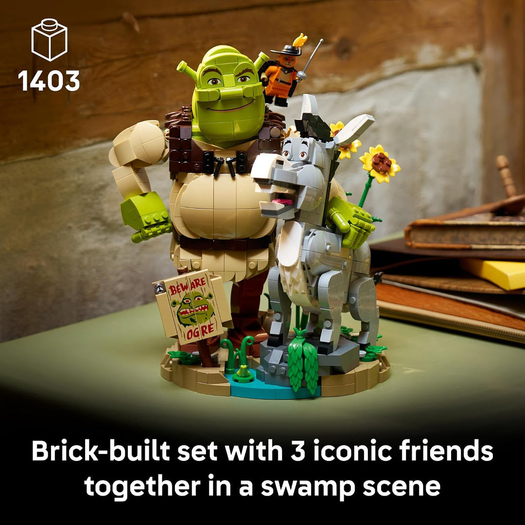 LEGO Shrek: Shrek, el burro y el gato con botas 72423 | Juego de co...