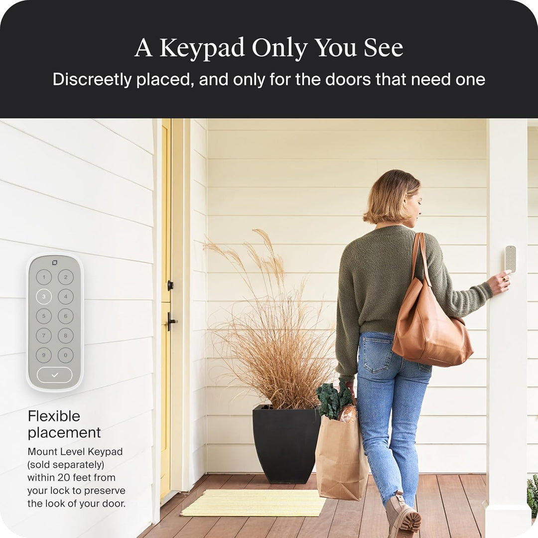 Level Lock Pro - Cerradura inteligente más pequeña, rápida e innova...