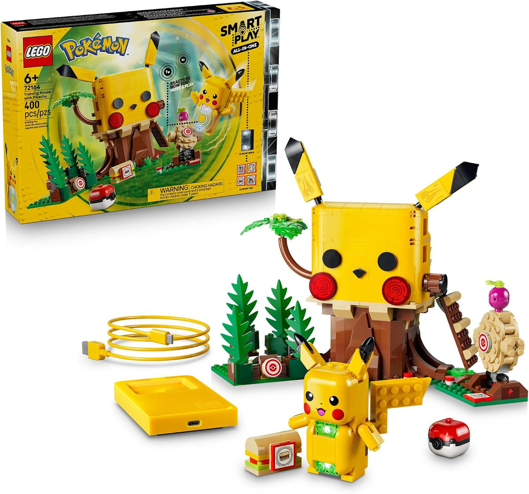 LEGO Pokémon SMART Play: Casa de entrenamiento con Pikachu 72164 |...