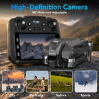 Drones con cámara 1080P para adultos, Drone RC con control remoto de