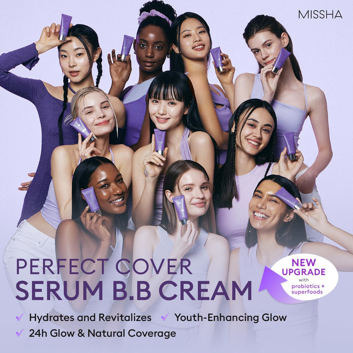 MISSHA M PERFECT COVER SERUM BB CREAM No.23 Natural Beige-Light\/Me...