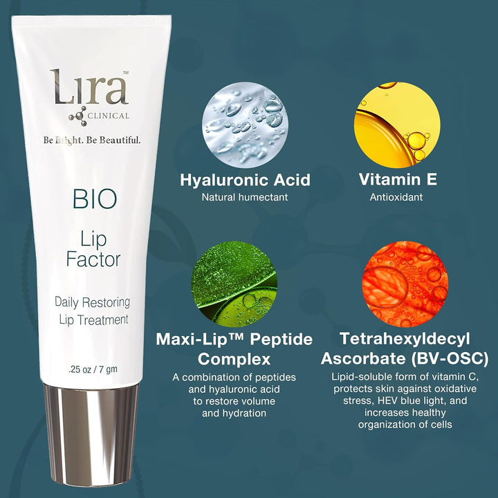 Lira Clinical BIO Lip Factor - Bálsamo labial SPF 15 para labios su...