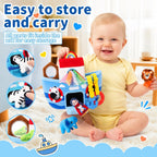 Juguetes para bebés de 6 a 12 meses, Arca de Noé con animales de peluche, regalos de bautismo, juguete sensorial Montessori para niños de 1 año, regalo de Navidad, cumpleaños, bautismo