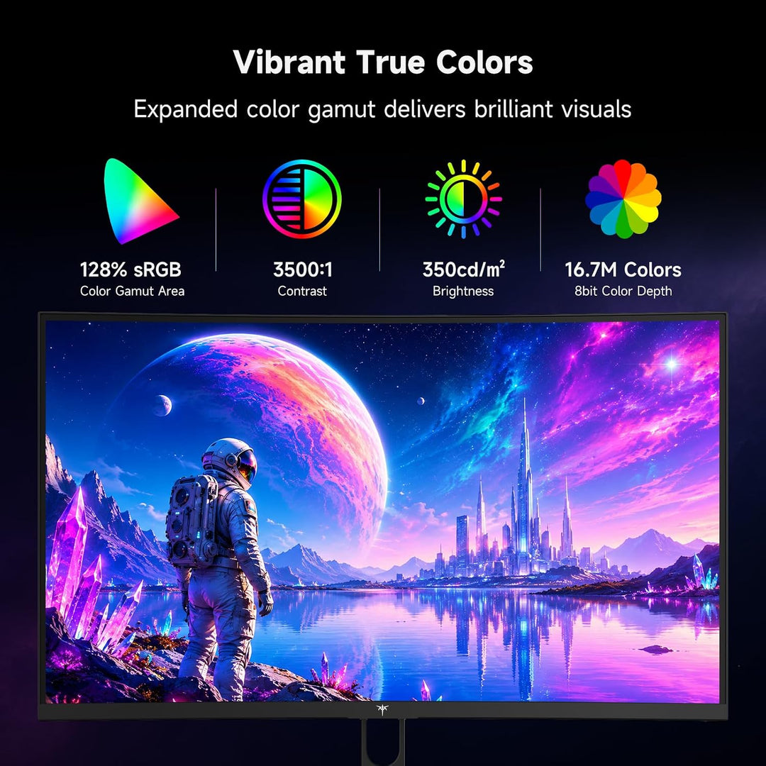 KTC Monitor curvo para juegos de 32 pulgadas 280Hz 240Hz, monitor d...