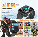 Reloj inteligente teléfono 4G para niños Transformers, GPS, videollamadas, resistente al agua - Negro