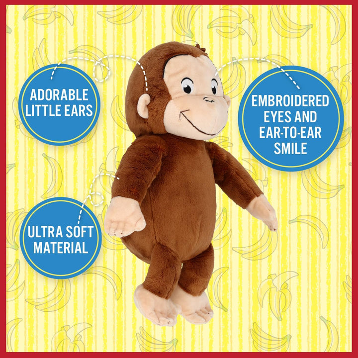 KIDS PREFERRED Curious George Monkey - Juguetes de peluche