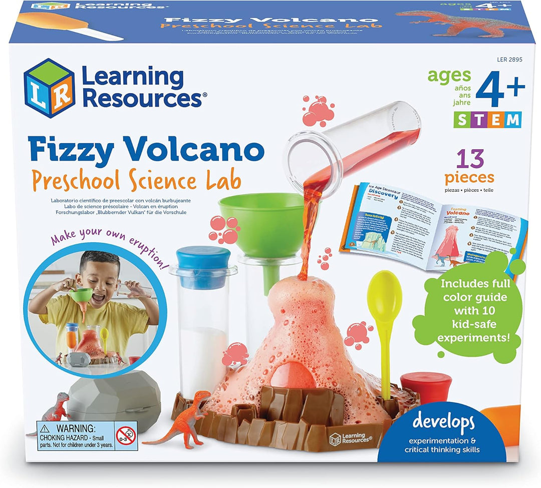 Learning Resources Fizzy Volcano - 13 Piezas, Edades 4+, Kits de La...