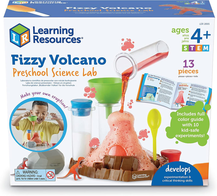Learning Resources Fizzy Volcano - 13 Piezas, Edades 4+, Kits de La...
