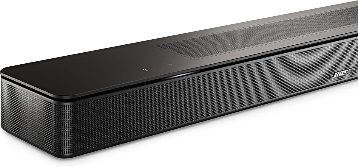 Bose Smart Dolby Atmos Soundbar, Barra de Sonido Todo en Uno para TV, Modo de Diálogo IA, Control por Voz y Alexa Integrado, Compatible con Bluetooth/AirPlay/Spotify Connect/Chromecast, Negro