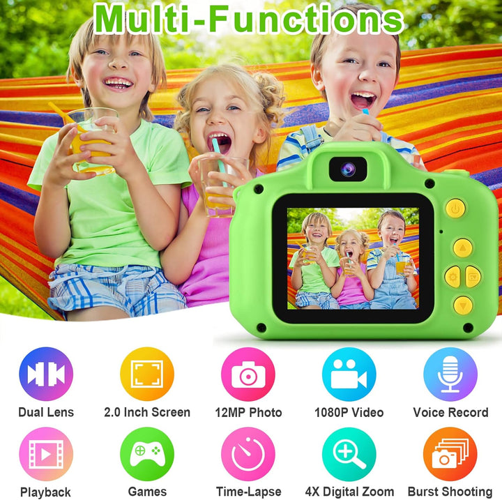 GKTZ Juguetes para niñas de 3 a 8 años, cámara digital para niños,...