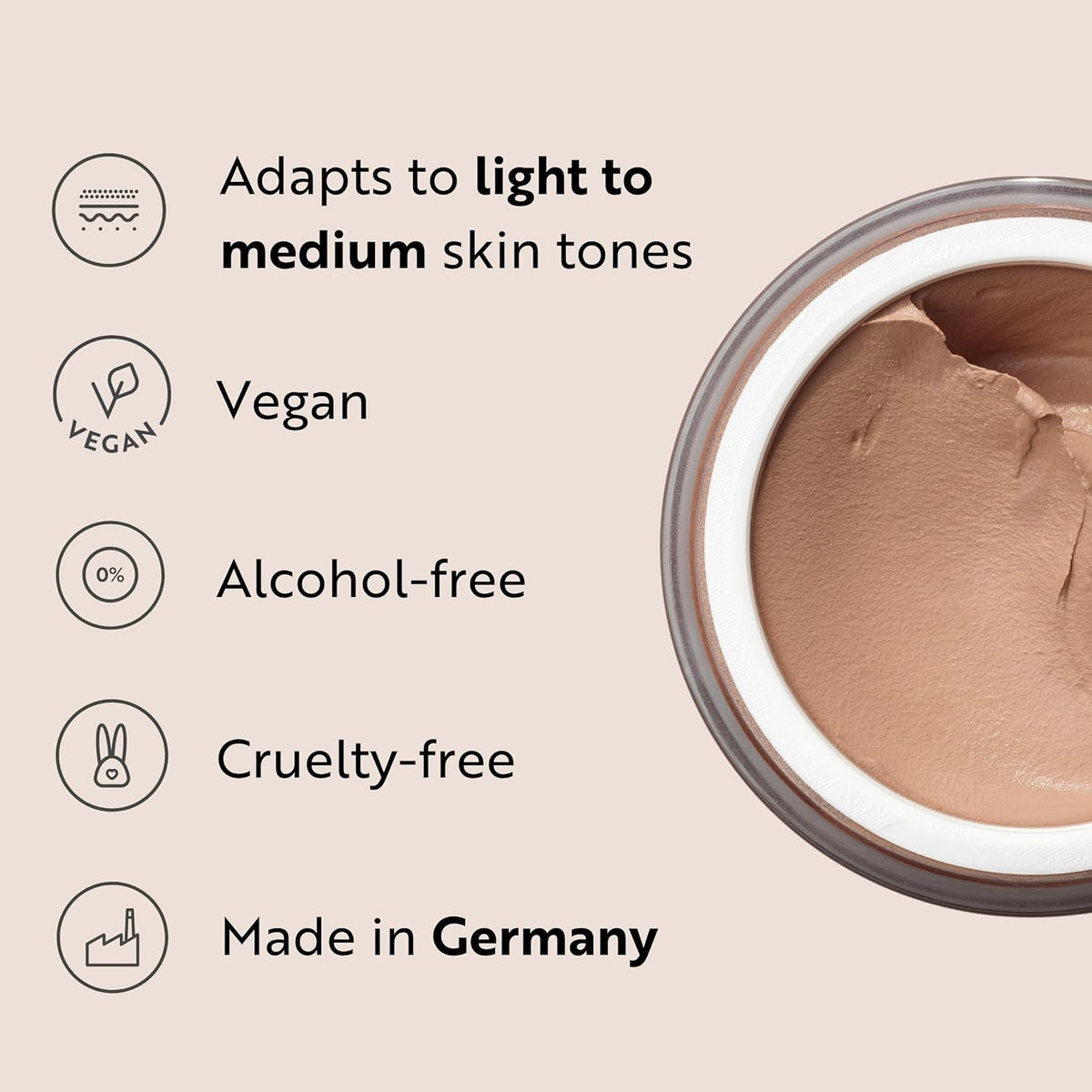 M. Asam Magic Finish Mousse de Maquillaje Tono Porcelana