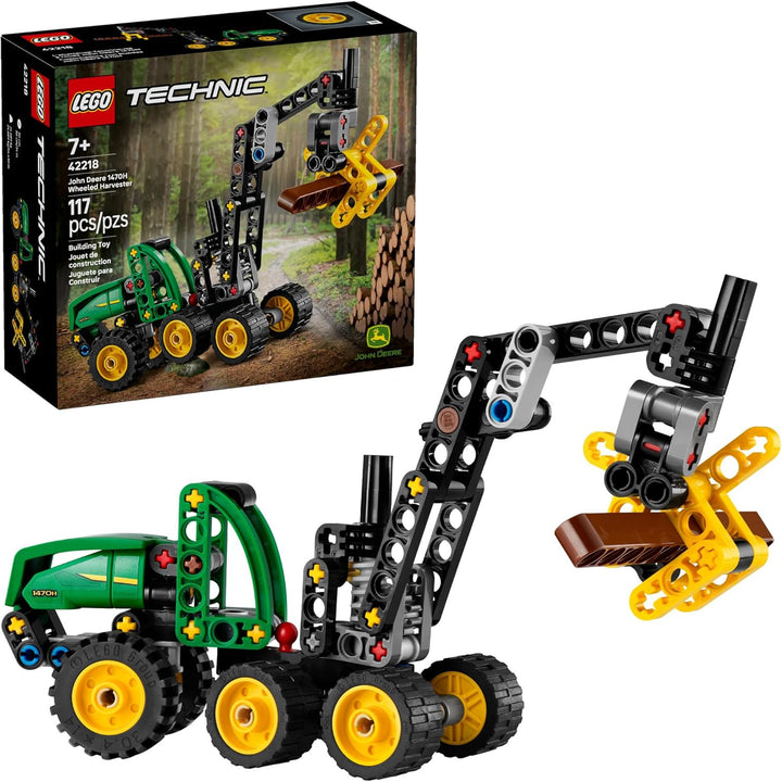 LEGO Technic John Deere 1470H - Cosechadora de ruedas para