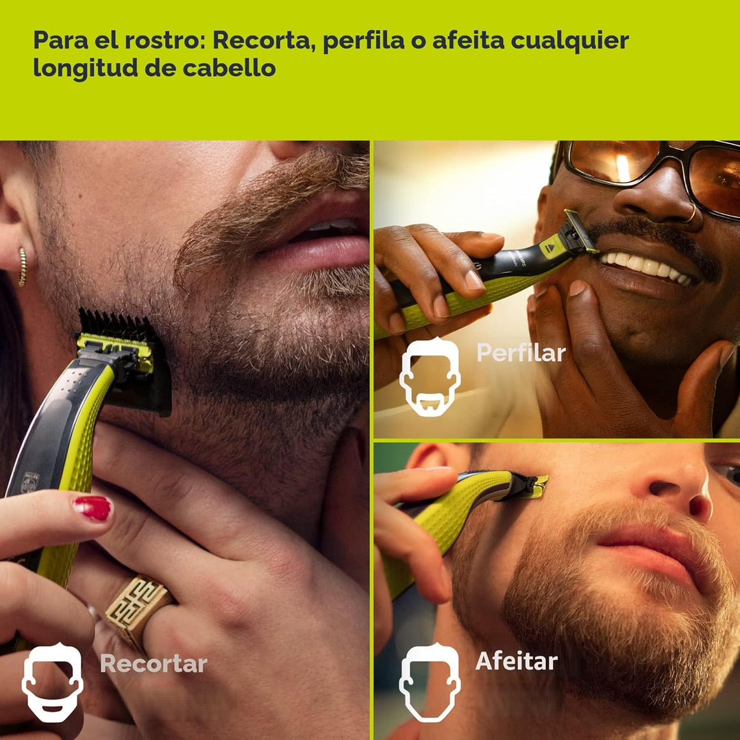 Philips Norelco OneBlade 360 Cuchillas, Cuchillas de Repuesto Genui...