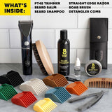 Beard Club - Kit de aseo para hombre y recortadora de barba para ho...