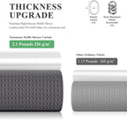 Set de Cortina de Ducha 3 en 1 con Forro 72x72 Gris Carbón