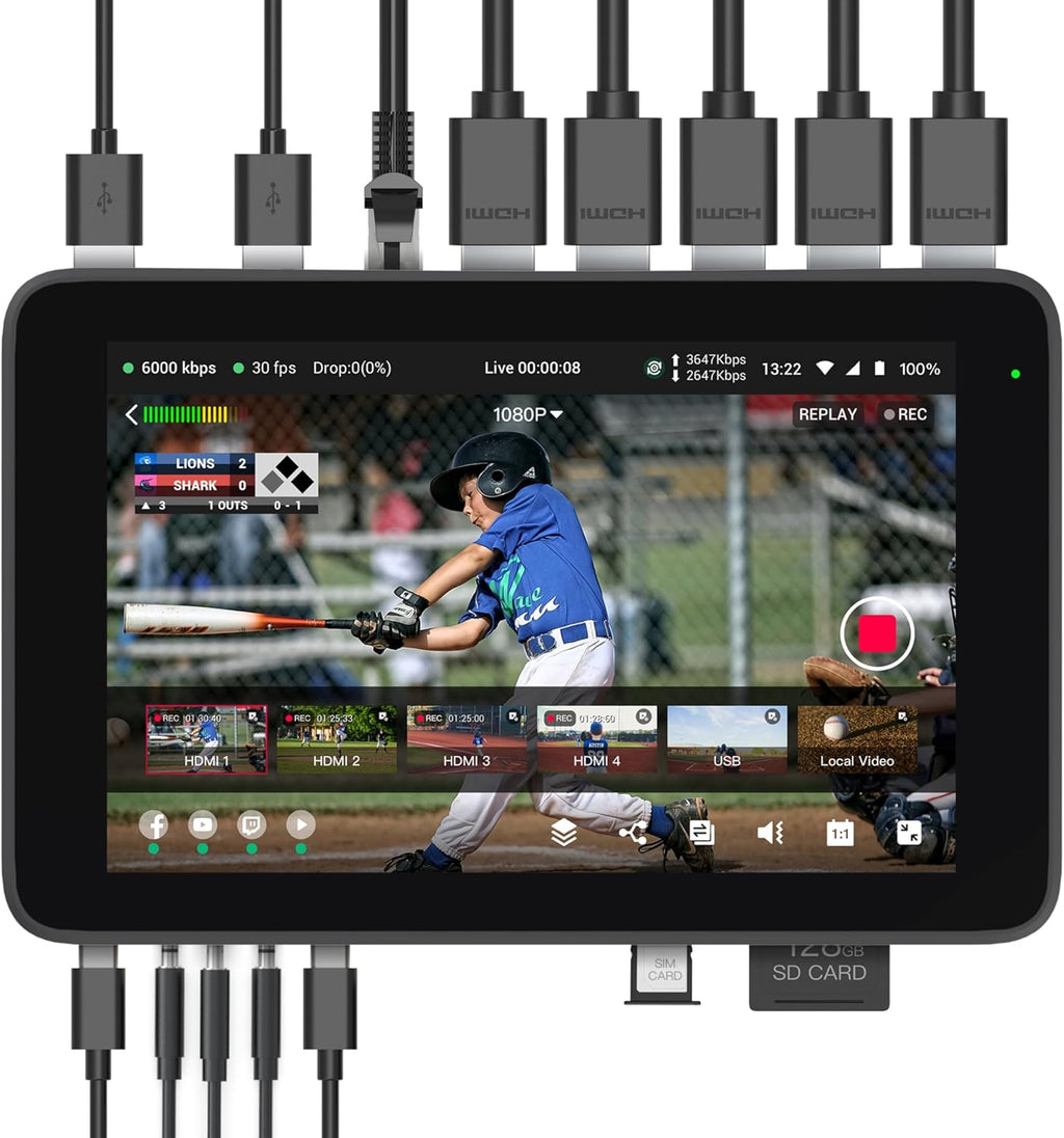 YoloBox Ultra, Horizontal/Vertical NDI Live Streaming Equipment