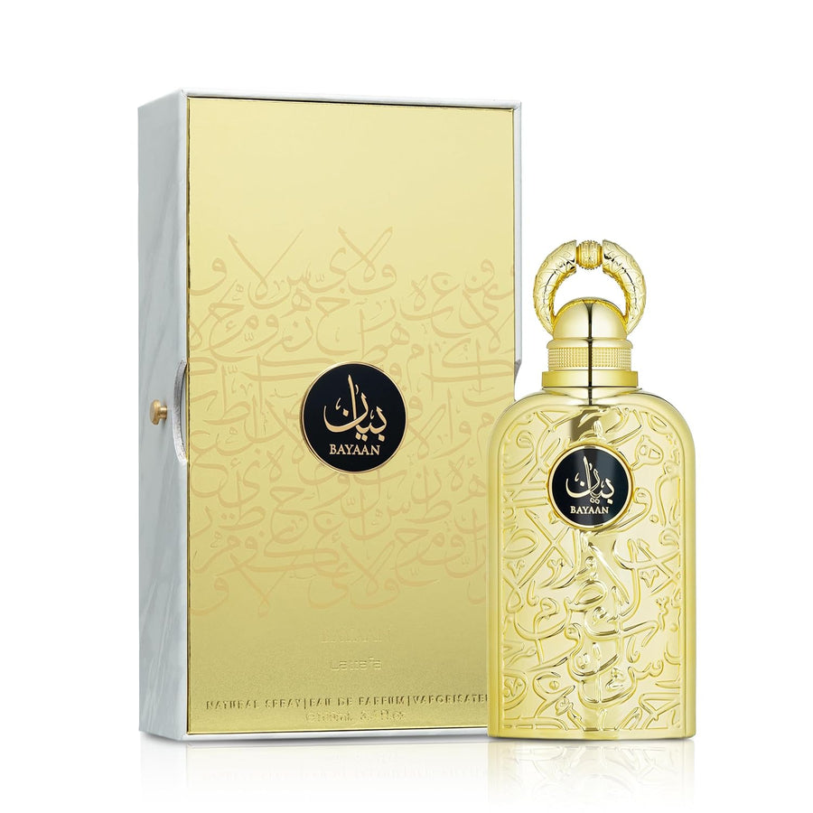 Lattafa Bayaan Eau de Parfum Spray para mujer, 3.4 onzas
