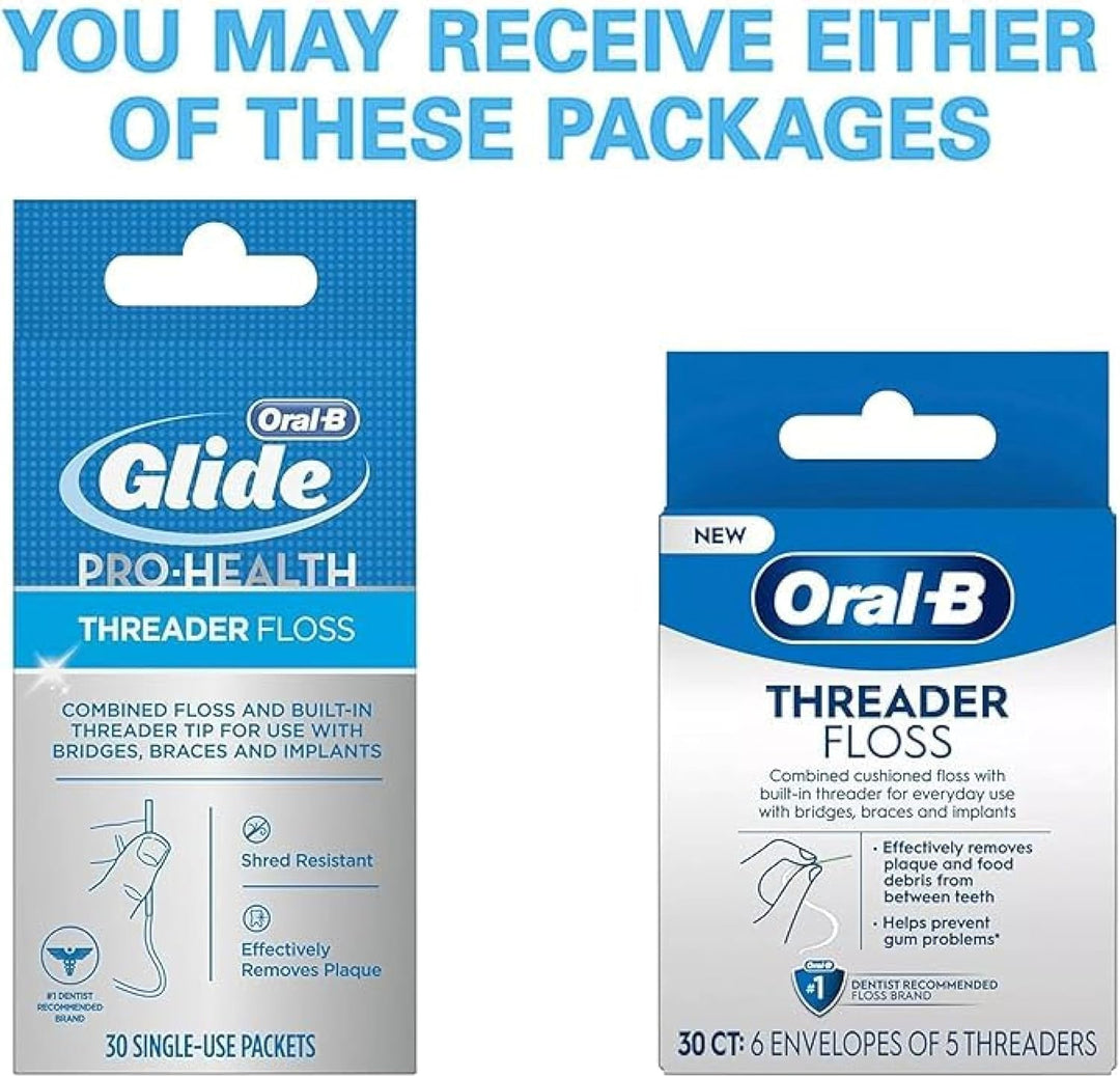Enhebrador dental Oral-B Hilo, 30 unidades: 6 sobres de 5 enhebrado...