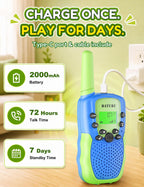 Walkie Talkies para niños, paquete de 3, regalos para niños y niñas, juguetes de 5-10 años de edad