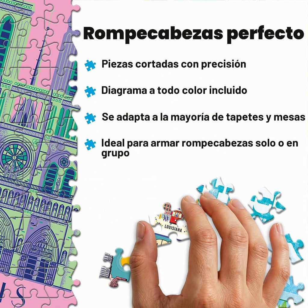 Buffalo Games - Pósters vintage de robot rojo - Rompecabezas de 2000 piezas