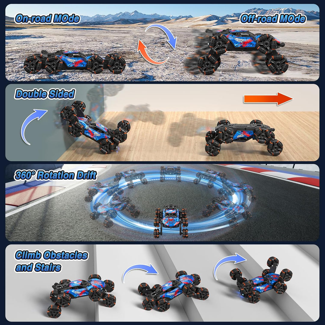 Sunrad 8WD - Auto de acrobacias RC con detección de gestos
