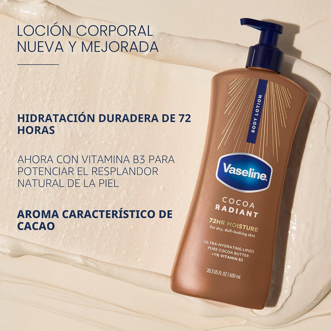 Vaseline Loción corporal de cuidado intensivo para piel seca, loció...