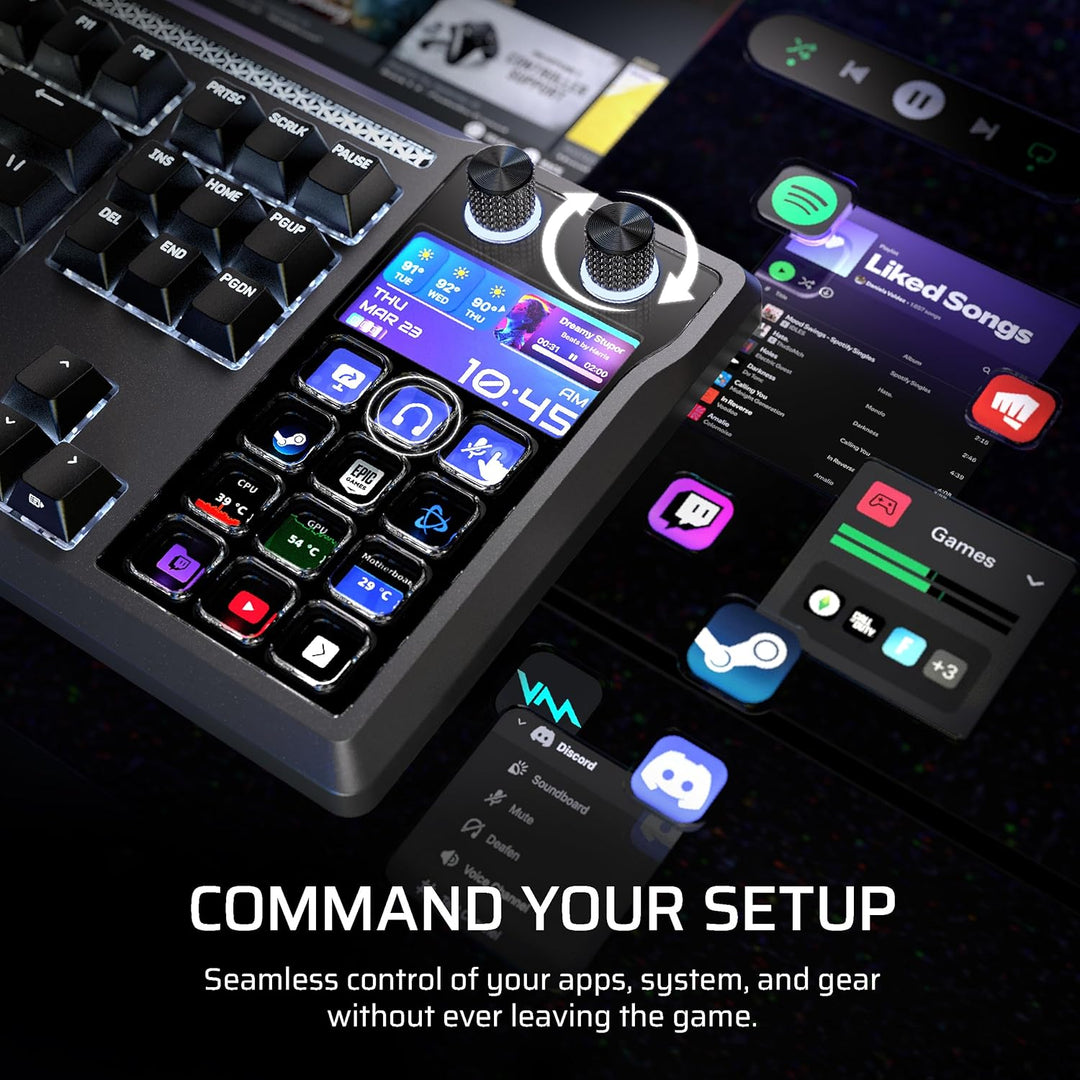 Corsair Galleon 100 SD RGB Teclado mecánico para juegos con cable -...