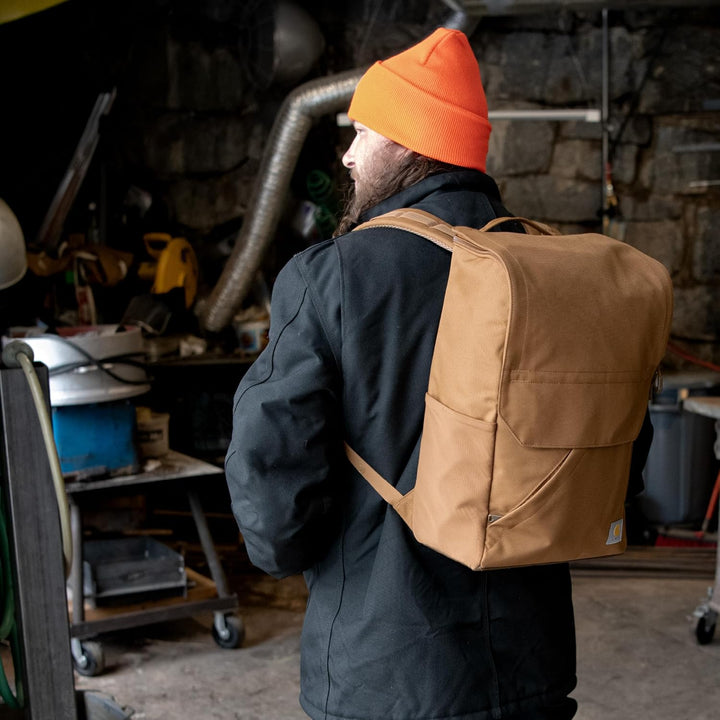 Carhartt Mochila de carga superior de 21 L, base de lona revestida...