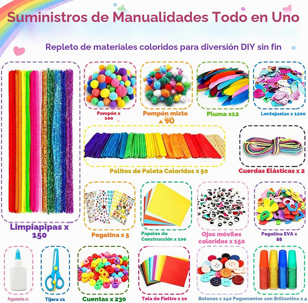 Suministros de artes y manualidades para niños - Kits de manualidades para