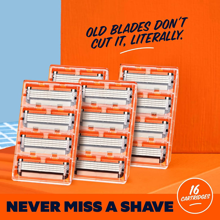 Dollar Shave Club | 4 repuestos de maquinilla de afeitar (16 unidad...