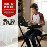 RockJam - Piano de teclado de 61 teclas con kit de curva de tono, b...