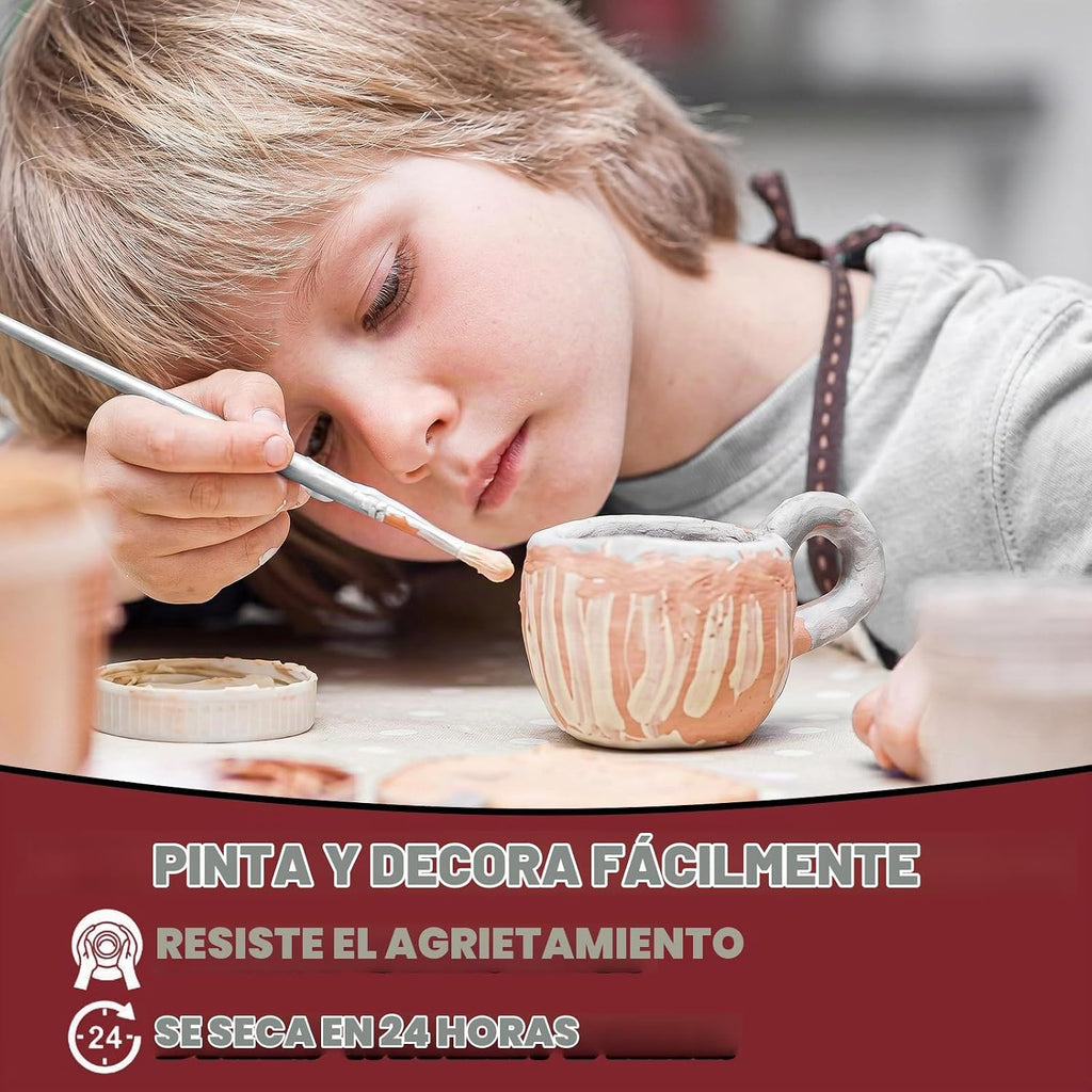 Arcilla seca al aire - 3.3 libras de arcilla de cerámica natural