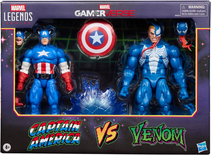 Marvel Legends Series Gamerverse Captain America vs Venom