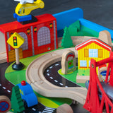 FUNPENY Juego de mesa de trenes de juguete juegos de pista