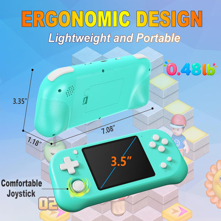 Beijue Juego Portátil para Niños con Pantalla IPS de 3.5'',...