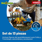 Schleich Dinosaurios - 43Pc Dino Transport Mission Playset - Niños 4+ |
