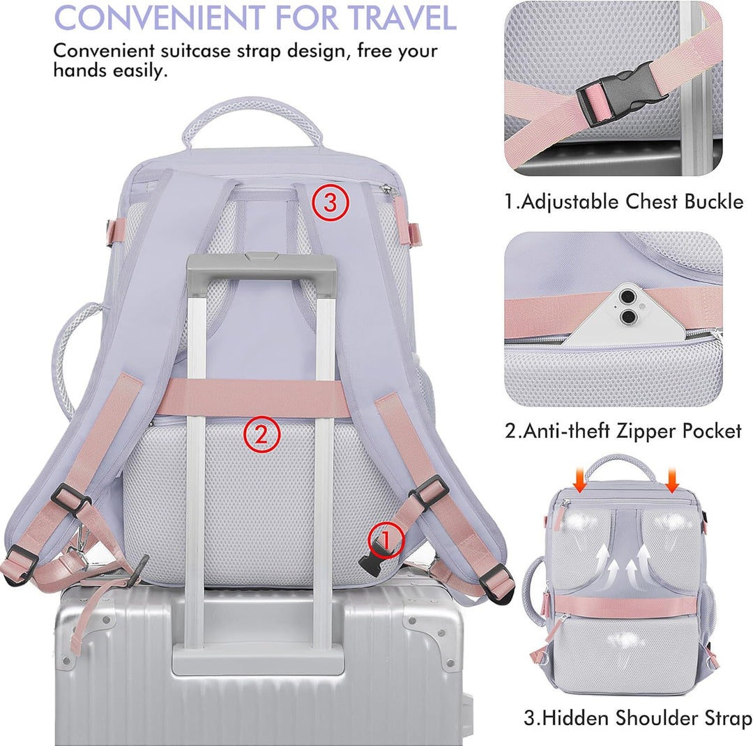 Mochila de viaje de Beraliy aprobada por aerolíneas, para hombres y...
