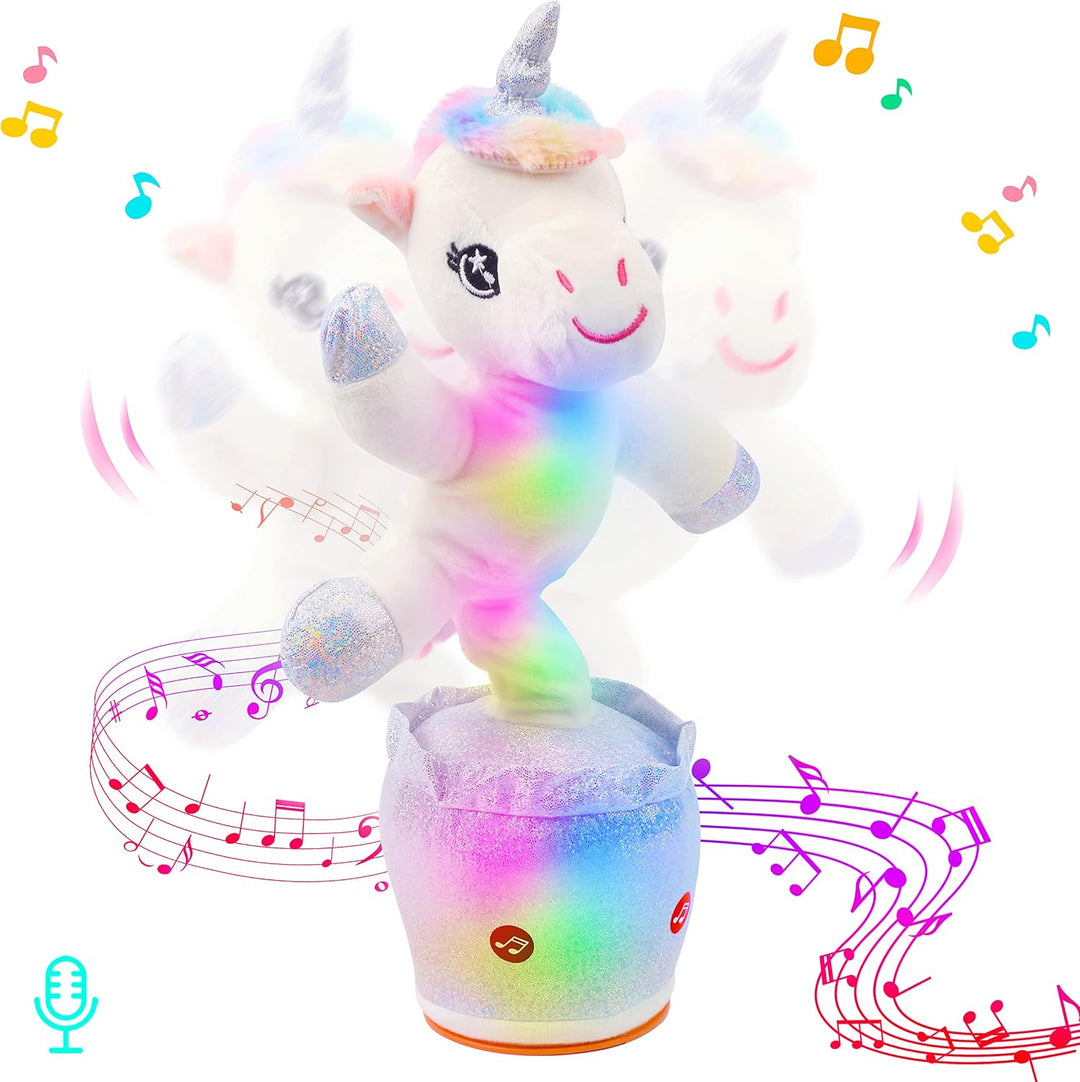 Hopearl Unicornio bailarín brillante que habla interactivo animado...