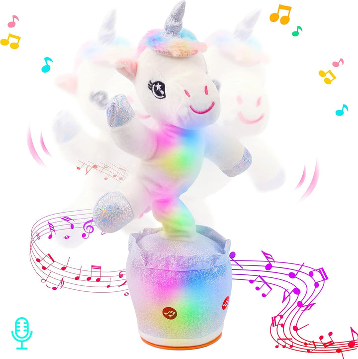 Hopearl Unicornio bailarín brillante que habla interactivo animado...