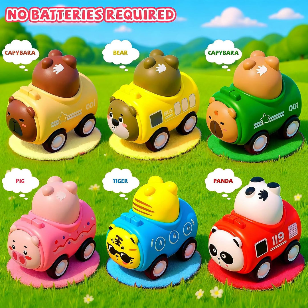 Snugzy Press to Go - Juguetes de coche para niños pequeños de 1 a 3...