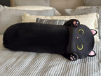 MaoGoLan - Almohada corporal de felpa de 44 pulgadas, almohada de gato de