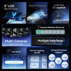 Tenveo Paquete de cámara PTZ/Kits, 4K 60FPS 30X AI Tracking NDI SDI/HDMI/USB3.0/LAN (PoE) Cámara PTZ (*3), controlador de joystick NDI y HDMI 4K + conmutador de video SDI para eventos en vivo de