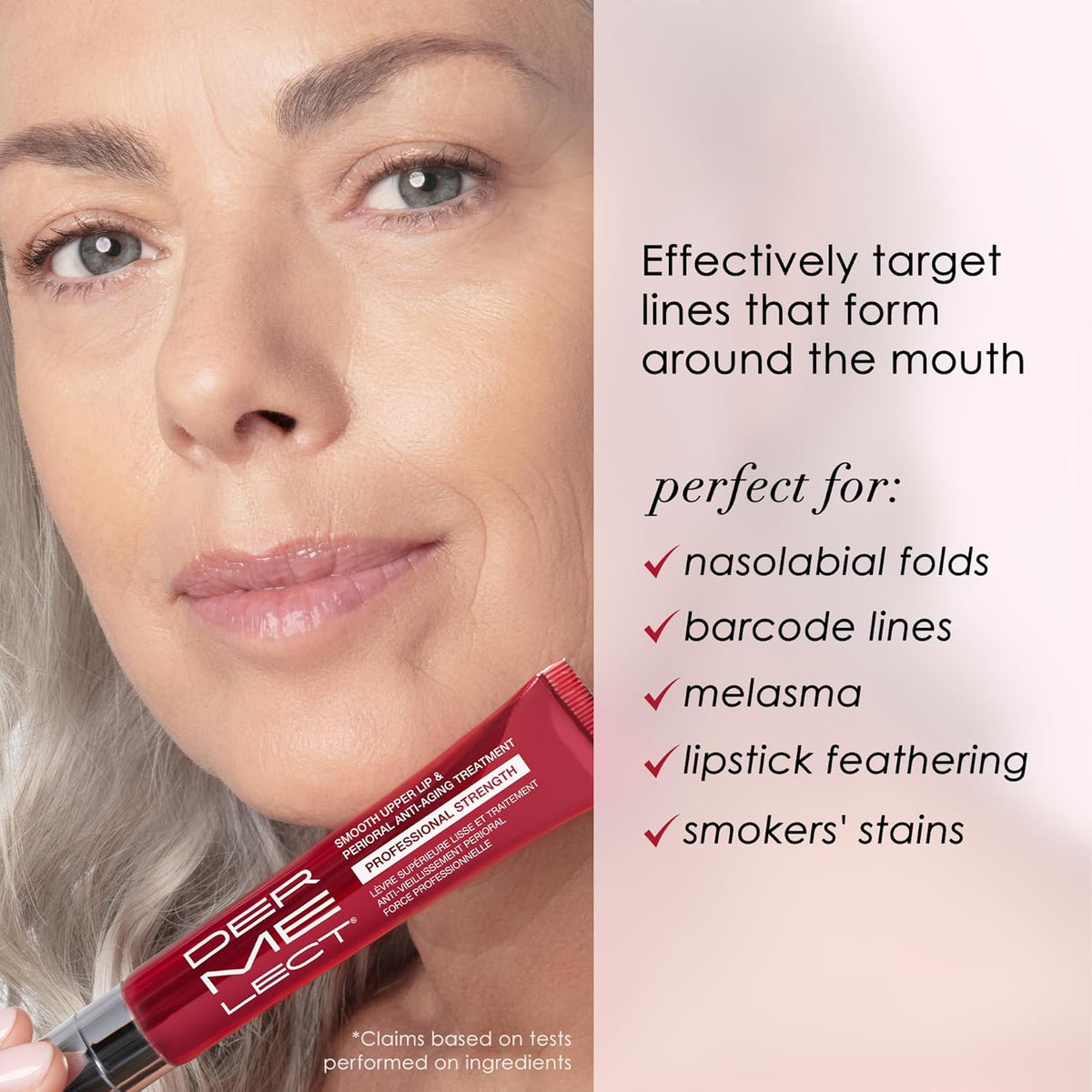 Dermelect Tratamiento antienvejecimiento para labios superiores lis...