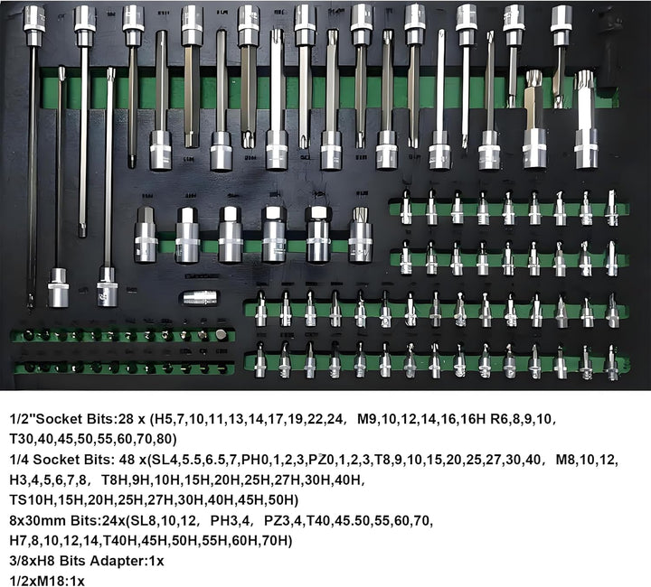 Griplier Juego de herramientas de reparación de automóviles de mecá...