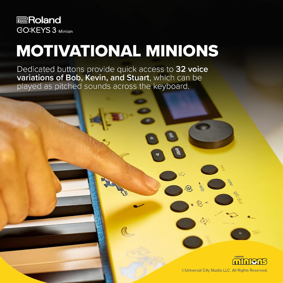 Roland GO:KEYS 3 Minion Teclado de creación de música de 61 notas