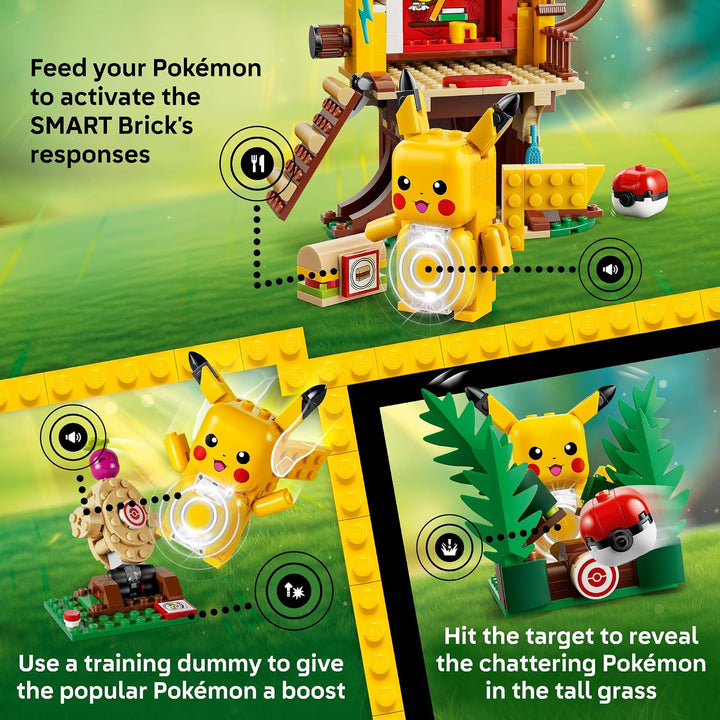 LEGO Pokémon SMART Play: Casa de entrenamiento con Pikachu 72164 |...