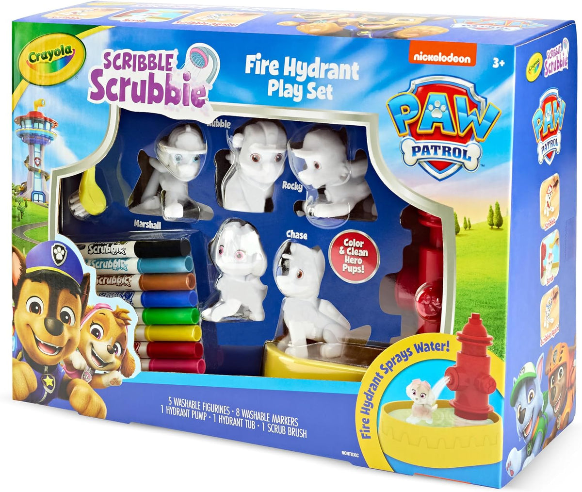 Crayola Scribble Scrubbies - Juego de juguetes de la Patrulla Canina