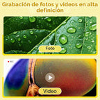 Lupa para niños, pantalla digital de 2.0 pulgadas, mini microscopio de bolsillo para insectos, microscopio de mano con zoom de 200x con luces ajustables, regalos de cumpleaños Edu para niñas de 3 a 12