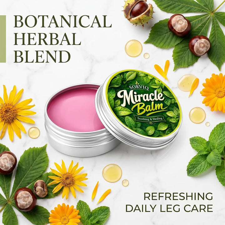 XKHZRX Sorviq Miracle Balm para venas varicosas, fórmula ligera no...