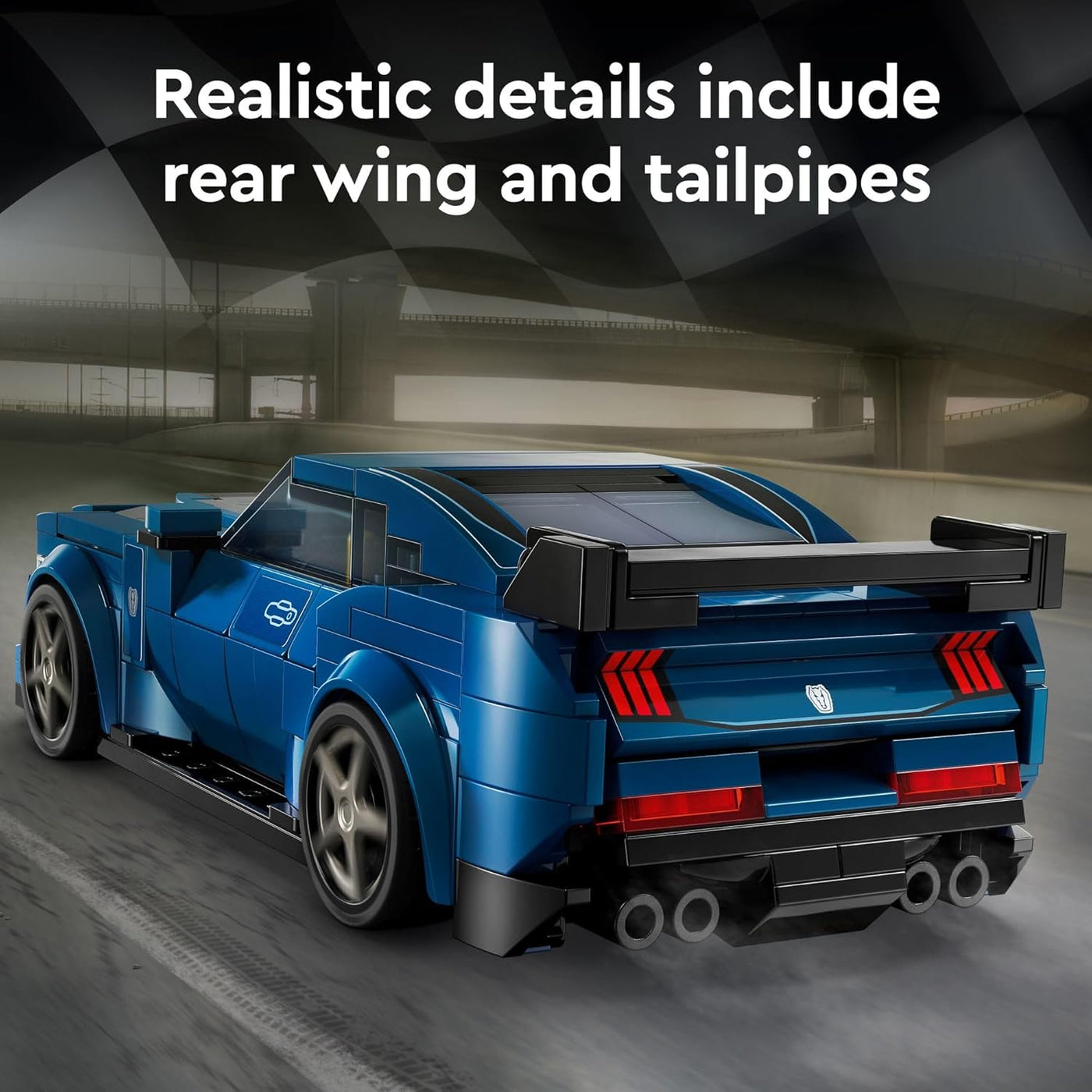LEGO Speed Champions Ford Mustang - Juguete deportivo de